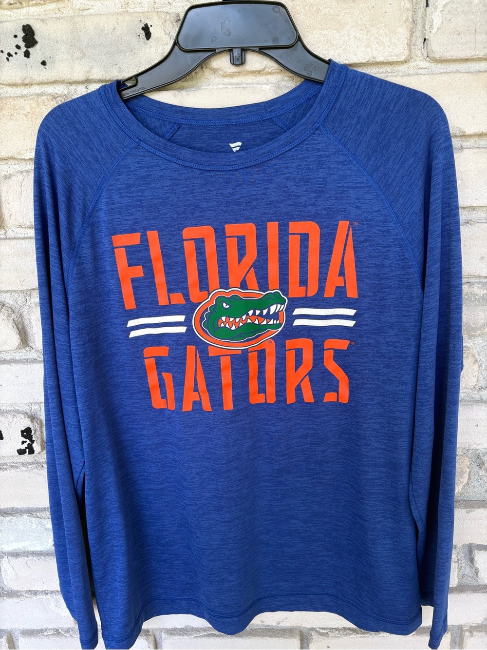 Fanatics blue Florida Gators Logo long Sleeve Tee size large